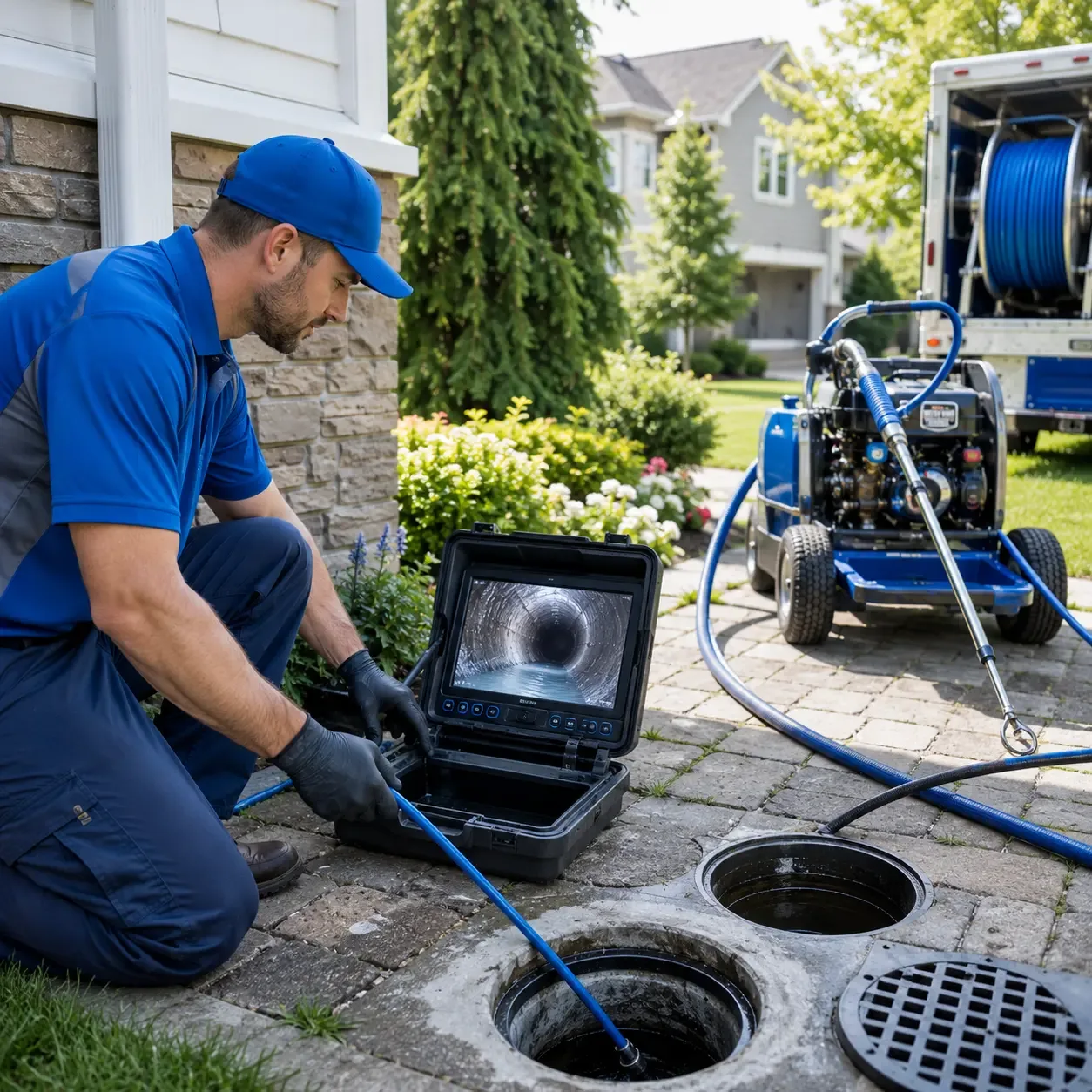 Outdoor drain cleaning professionals serving South Ryegate, VT